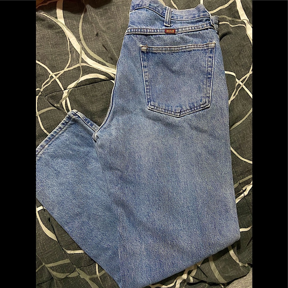 3/$22 vintage rustler men jeans 35X30